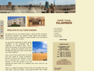 islambekhotel.uz screenshot