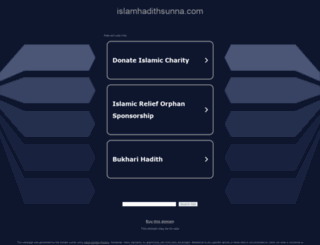 islamhadithsunna.com screenshot