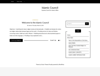 islamic-council.com screenshot