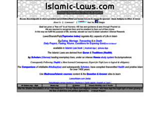 islamic-laws.com screenshot