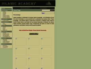 islamicacademy.org screenshot