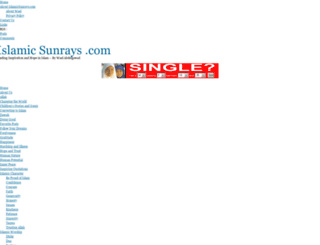 islamicsunrays.com screenshot