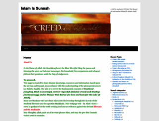 islamissunnah.wordpress.com screenshot