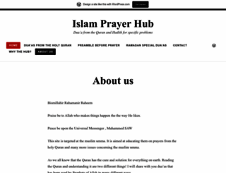 islamprayerhub.wordpress.com screenshot