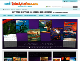 islandartcards.com screenshot