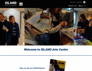 islandartscentre.com screenshot