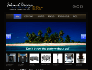 islandbreezerentals.com screenshot
