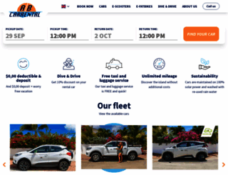 islandcarrentalsbonaire.com screenshot