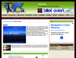 islande.terredesvoyages.com screenshot