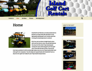 islandgolfcartrental.com screenshot