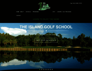islandgolfschools.com screenshot