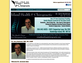 islandhealthandchiropractic.com screenshot