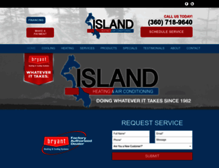 islandheatingac.com screenshot