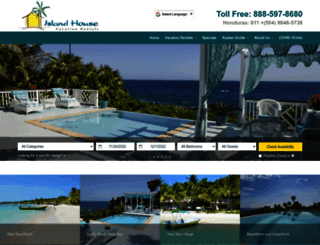 islandhouseroatan.com screenshot