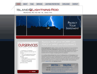 islandlightningrod.com screenshot