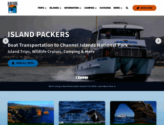islandpackers.com screenshot