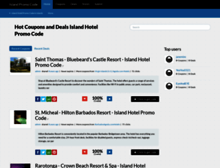 islandpromocode.com screenshot