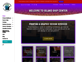 islandshipcenter.com screenshot