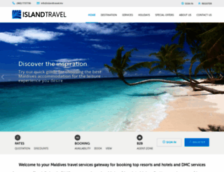 islandtravelmaldives.com screenshot