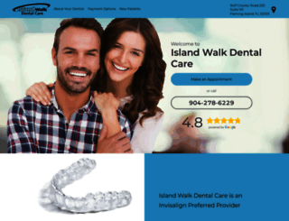 islandwalkdentalcare.com screenshot
