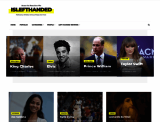 islefthanded.com screenshot
