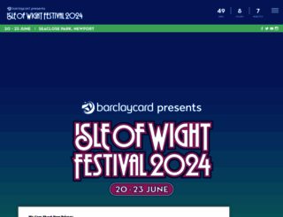isleofwightfestival.com screenshot
