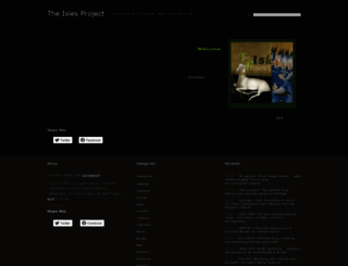 islesproject.wordpress.com screenshot