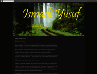 ismadiyusuf.blogspot.com screenshot