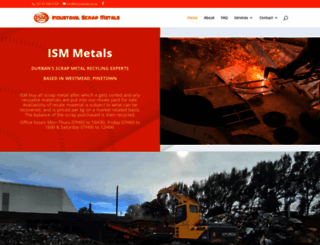 ismmetals.co.za screenshot