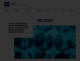iso20022.org screenshot