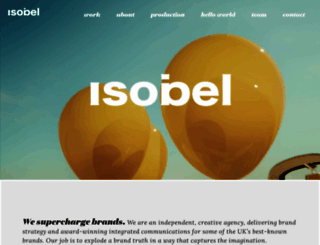 isobel.com screenshot