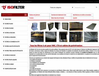 isofilter.fr screenshot