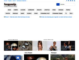 isogossip.com screenshot