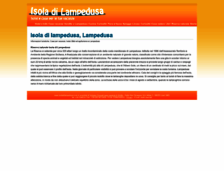 isoladilampedusa.com screenshot
