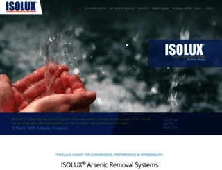isolux-arsenicremoval.com screenshot