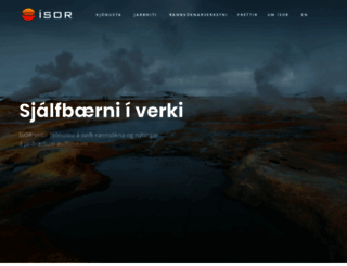 isor.is screenshot