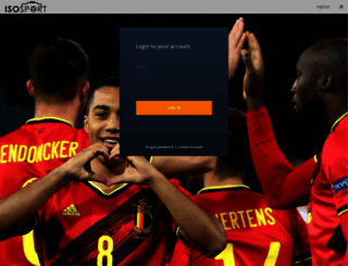 isosport.be screenshot