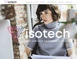 isotech-products.be screenshot