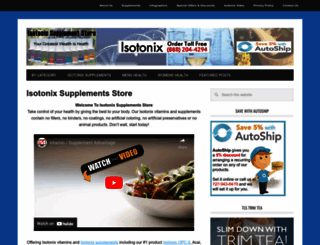 isotonicsupplementstore.com screenshot