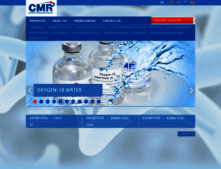 isotope-cmr.com screenshot