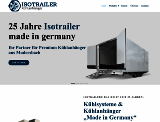 isotrailer-kuehlanhaenger.de screenshot