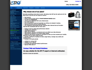 isp.net.au screenshot