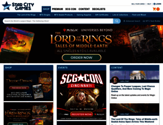 isp.starcitygames.com screenshot
