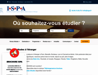 ispa.fr screenshot