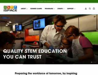 ispacescience.org screenshot
