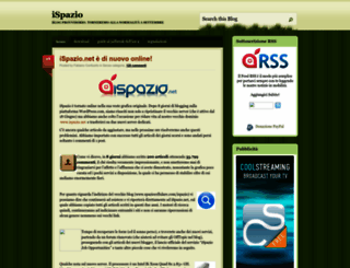 ispazio.wordpress.com screenshot