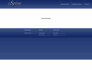 ispine.org screenshot