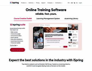 ispringpro.com screenshot