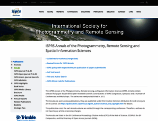 isprs-ann-photogramm-remote-sens-spatial-inf-sci.net screenshot