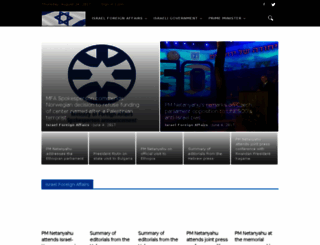 israelforeignaffairs.com screenshot